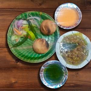 Special Litti + Sabji (2 Pcs)