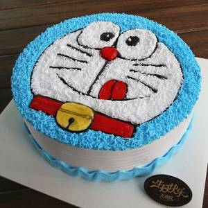 Doraemon Cake Eggless