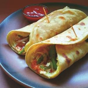 Double Egg Lachha Roll