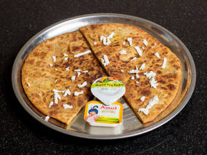 Mix Paratha With Butter