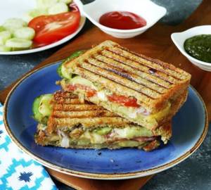 Green Chutney Cheese Sandwich