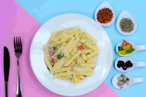 Veg White Sauce Pasta