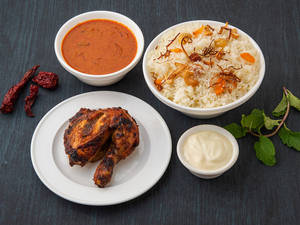 Ghee Rice With Grill Chicken