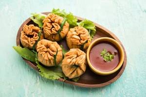 Chicken cheese pan fried momos