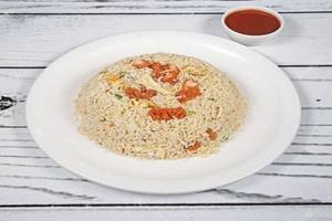Chicken Fried Rice (Served With Tomato Sauce)