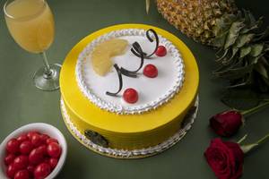 Eggless Rich Pineapple Cake [1pound]