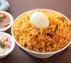 Egg Biriyani + WATER BOTTLE
