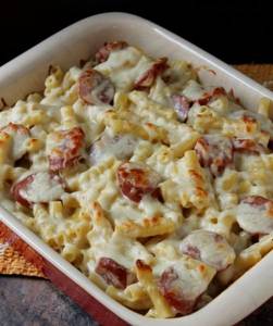 White Chicken  Cheese Pasta