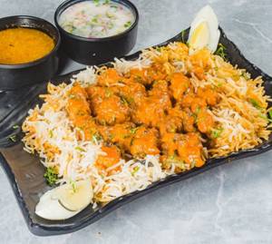 Chicken biryani+chicken 65