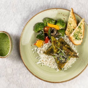 Pesto Herb Grillled Paneer
