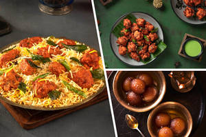 Chicken 65 Biryani Combo (serves 1)