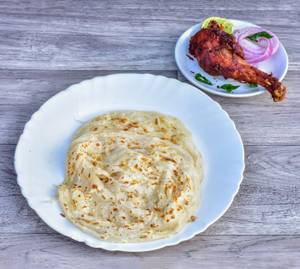 3 Porota With Chicken Fry                                       