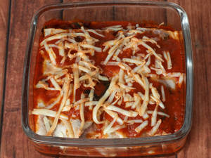 Cheese & Bean Enchiladas
