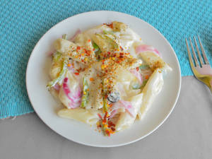 Veg White Sauce Penne Pasta