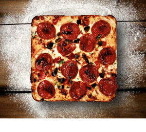 Spicy Pork Pepperoni Pizza