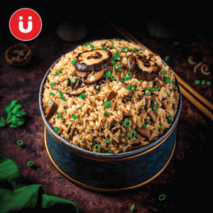 Mushroom Garlic Fried Rice