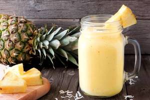 Pineapple Milk Shake