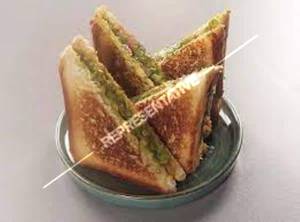 Cheese chutney sandwich  [grill]