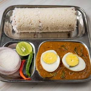 Puttu Egg Curry