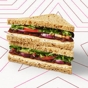 Cheddar & Pret Pickle Sandwich