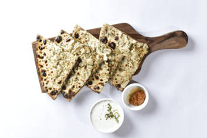 Paneer Cheese Garlic Paratha