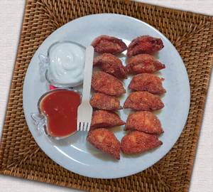 Chicken kurkure fried momos  [8 pcs]