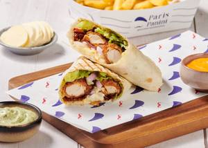 Fried Chicken & Mozzarella Wrap