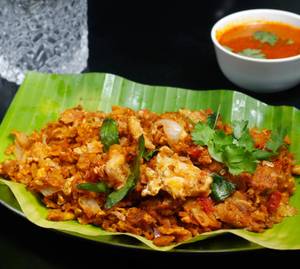 Egg kothu parotta