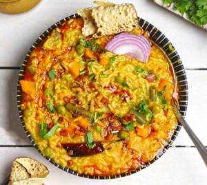Vegetable Garlic Khichdi