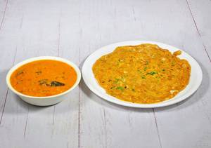 Sambhar Rice With Omlette