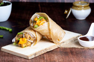 Paneer Chilli Wheat Roll