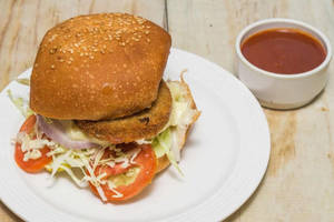 Chicken Burger With Cheese