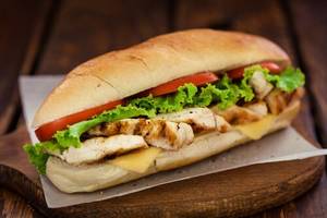 Grilled Chicken Sub Sandwich