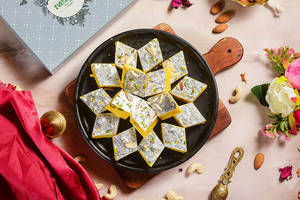 Khoya Kesar Burfi