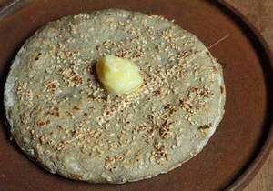 Butter Bajra Bhakri