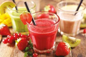 Strawberry Smoothie (92.5 kcal)