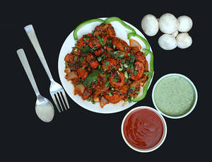 Chilli Mushroom Dry