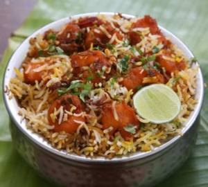 Boneless chicken biryani                                           