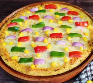 7" Small Corn Veggie Delight Pizza