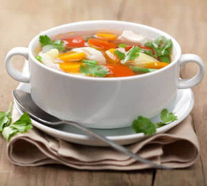 veg clear soup