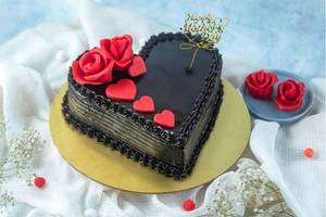 Heart Shape Chocolate Cake [ 1pound]