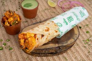 Achari Paneer Tikka Kathi Roll