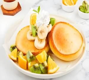Panckaes With Butter And Honey