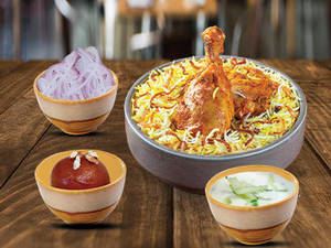 Hyderabadi Nizami Chicken Biryani- 1/2 Kg (Serves 1)