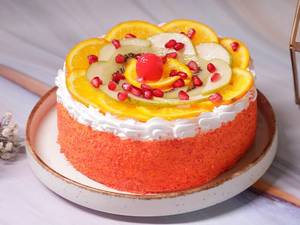 Fresh Fruit Gateaux Cake
