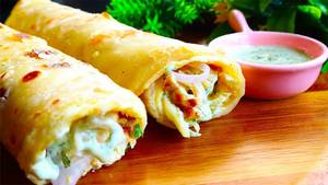 Chicken Malai Tikka Roll