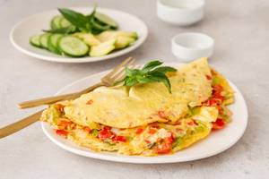 Veggies Omelette