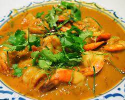 Thai Yellow Curry Prawns