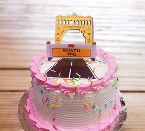 Khatu Shyam Ji Pineapple Flavor Cake [500 Grams]