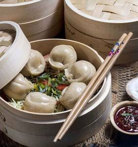 Chicken Cheese Momos (6 Pcs)